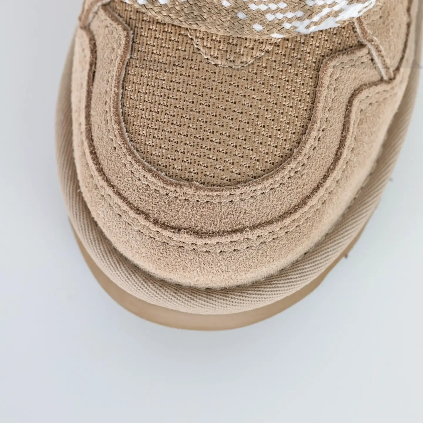 Ugg Moccasin Snow Boots Made Of Suede With Mesh Inserts Light Brown - Image 10