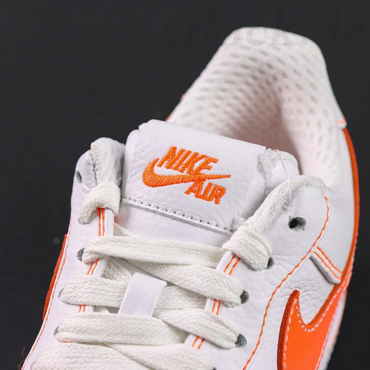 VLONE x Nike Air Force 1 '07 LV8 Low White and Orange - Image 11