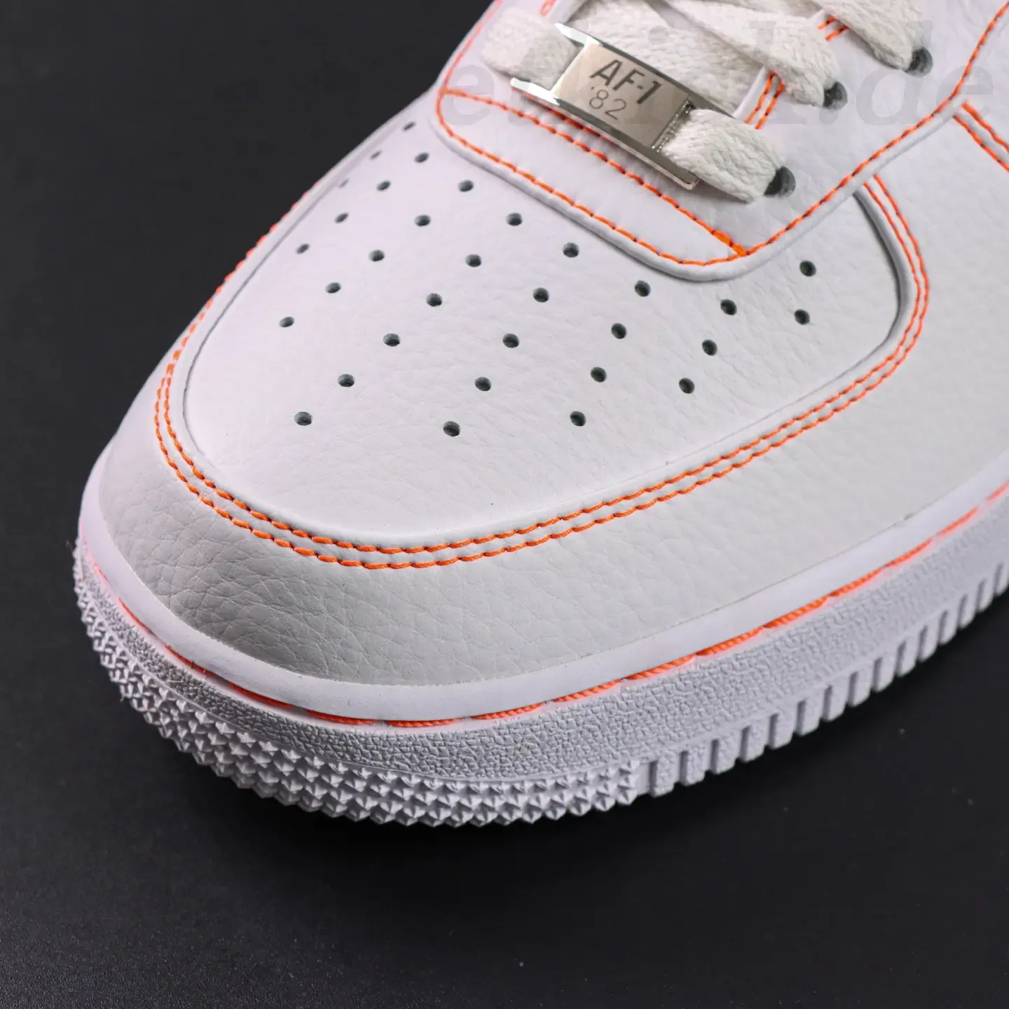 VLONE x Nike Air Force 1 '07 LV8 Low White and Orange - Image 14