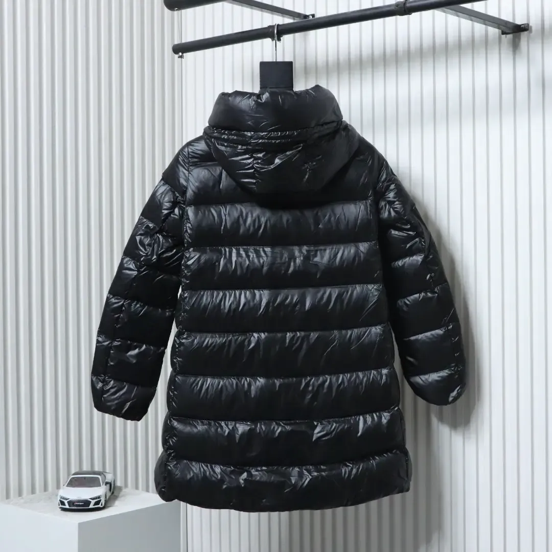 WomenS Hooded Down Jacket In Baby Style Mid Length - Image 13