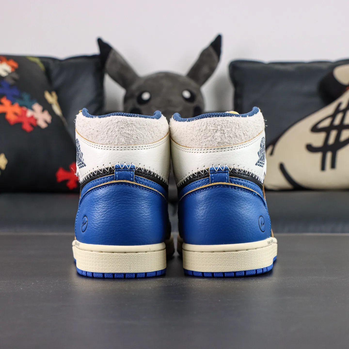 Air Jordan 1 Rtr Hi OG SP Black & White & Blue - etkick reps