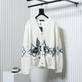 Cardigan With Monogram Jacquard Motif From The Ski Series