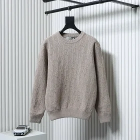 Monogram Jacquard Sweater With Round Neck