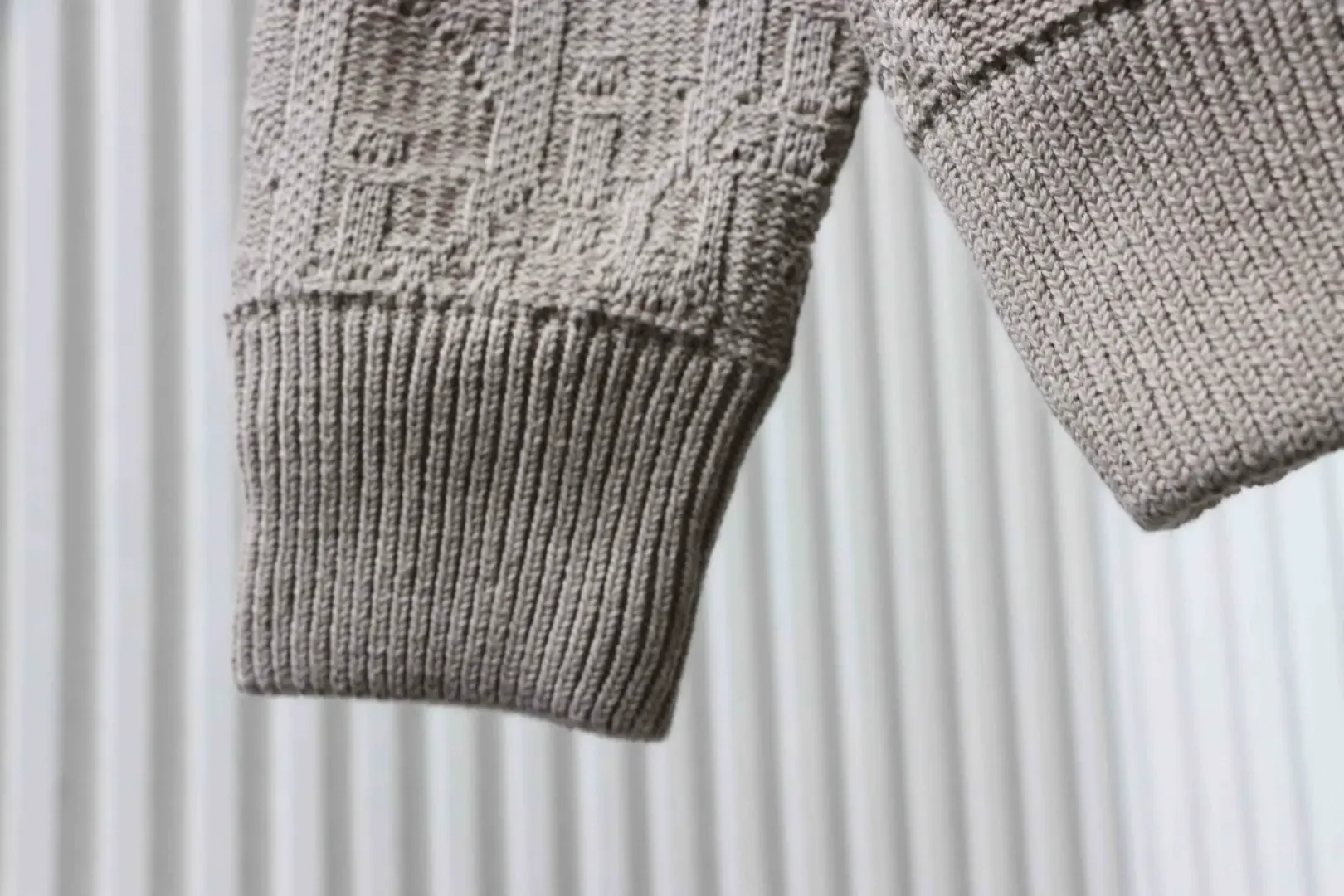 Monogram Jacquard Sweater With Round Neck - etkick reps