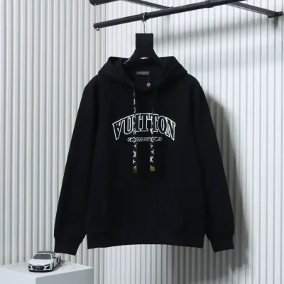 Terrycloth Hoodie With Letter Motif XXL - etkick reps