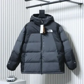The North Face UE Designer Patchwork Hooded Down Jacket