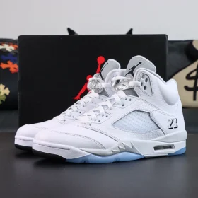 Air Jordan 5 Retro White Metallic