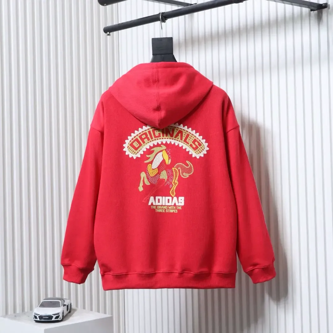 Adidas Originals Double Knit Hoodie XXL - Image 2