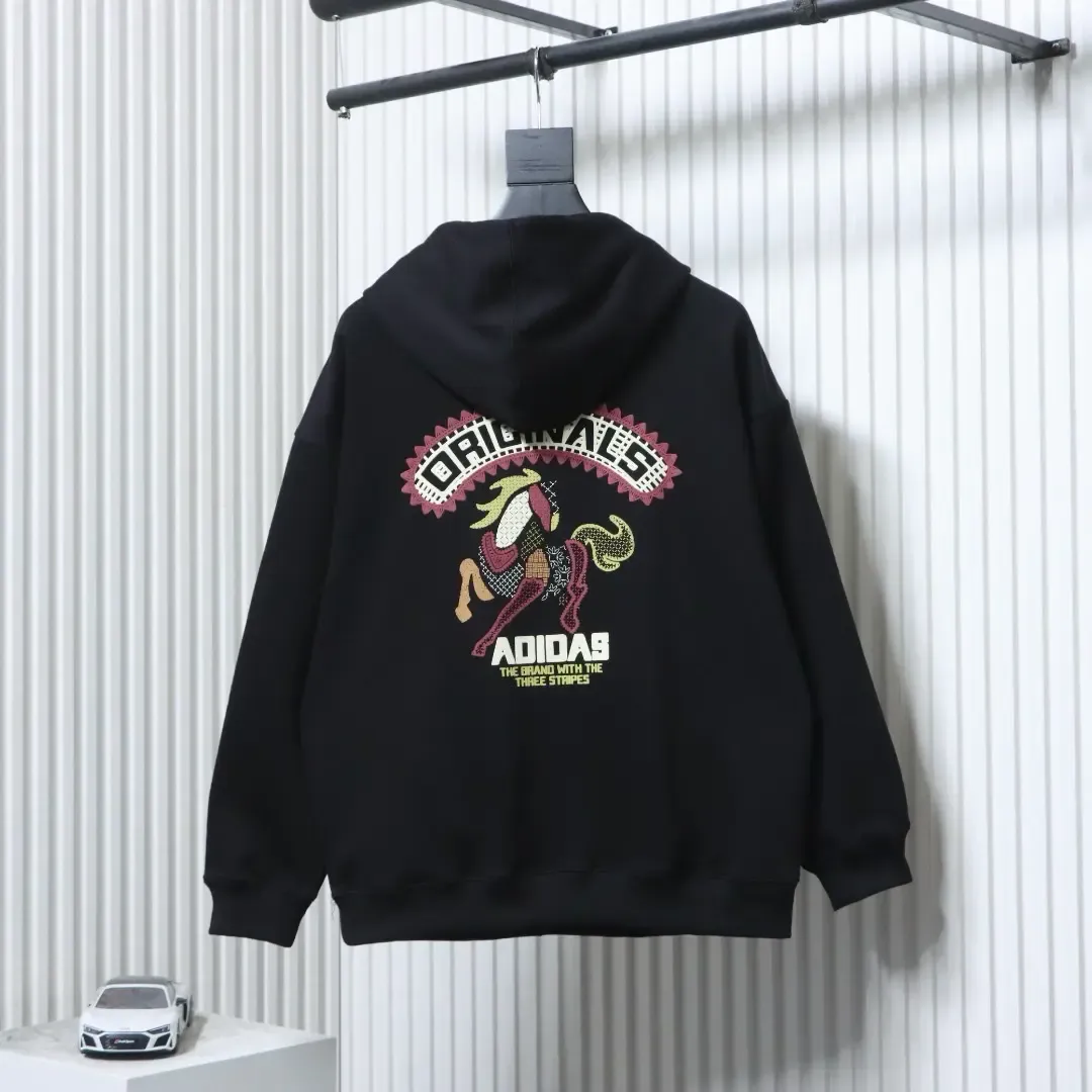 Adidas Originals Double Knit Hoodie XXL - Image 11