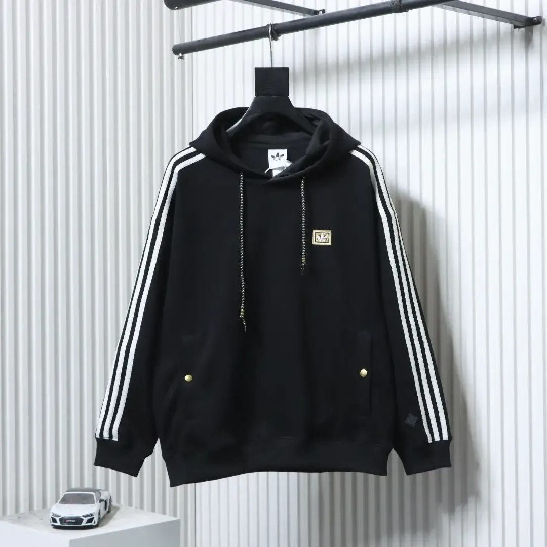 Adidas Originals Double Knit Hoodie XXL - Image 10