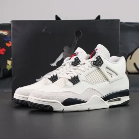Air Jordan 4 Retro 'Flight Club' Sail And Black-University Red