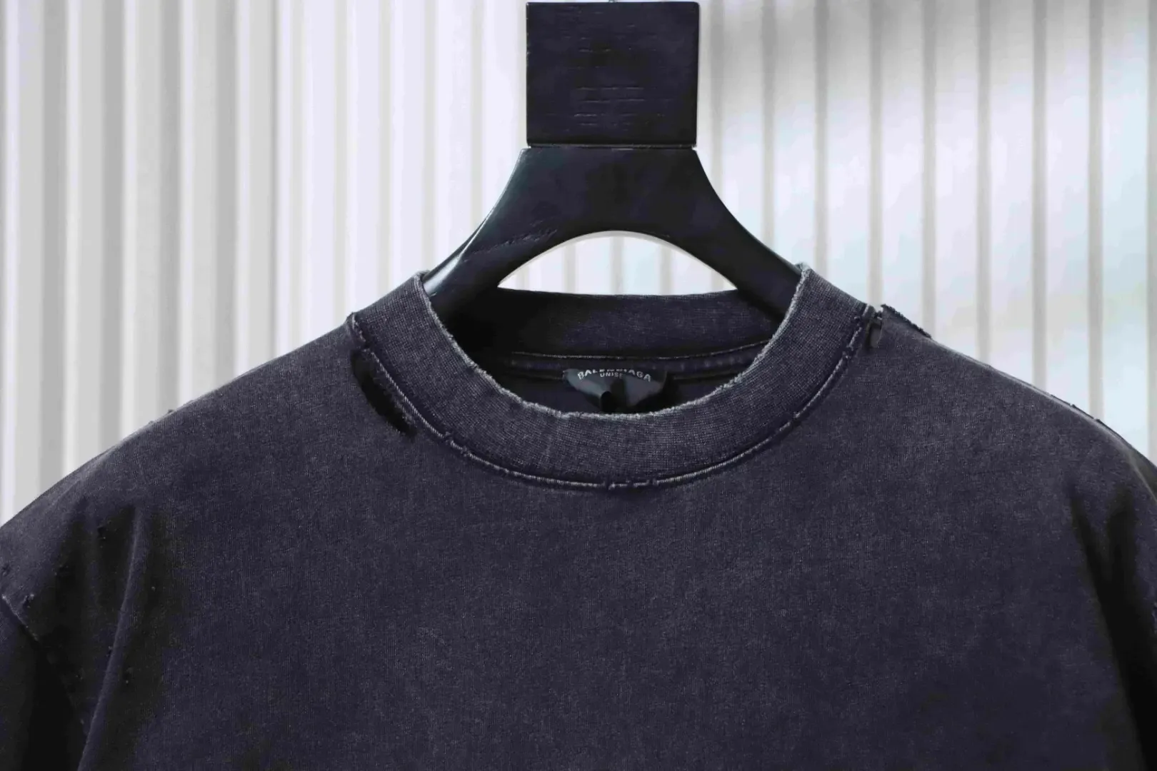 Balenciaga 25Ss Valentine’S Day Limited Edition Heart Letter T-Shirt With Rips And Wash, - etkick reps