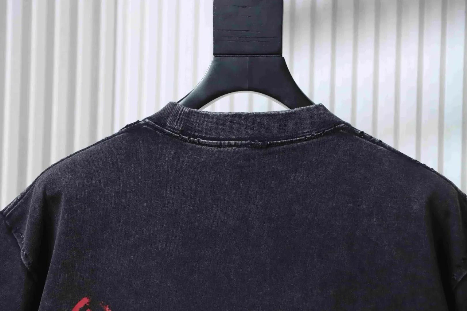 Balenciaga 25Ss Valentine’S Day Limited Edition Heart Letter T-Shirt With Rips And Wash, - etkick reps