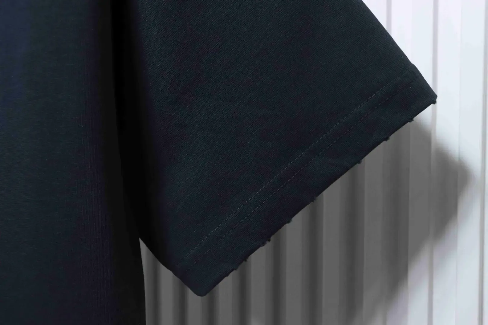 Balenciaga ShortvSleeved With Earth Print And Rips - etkick reps