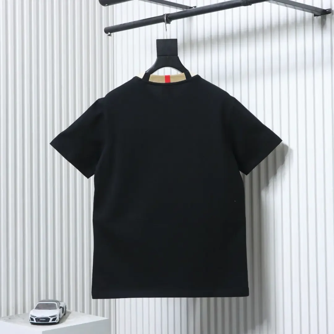 Bry T-Shirt With A Checked Collar And Embroidered Logo - Image 2