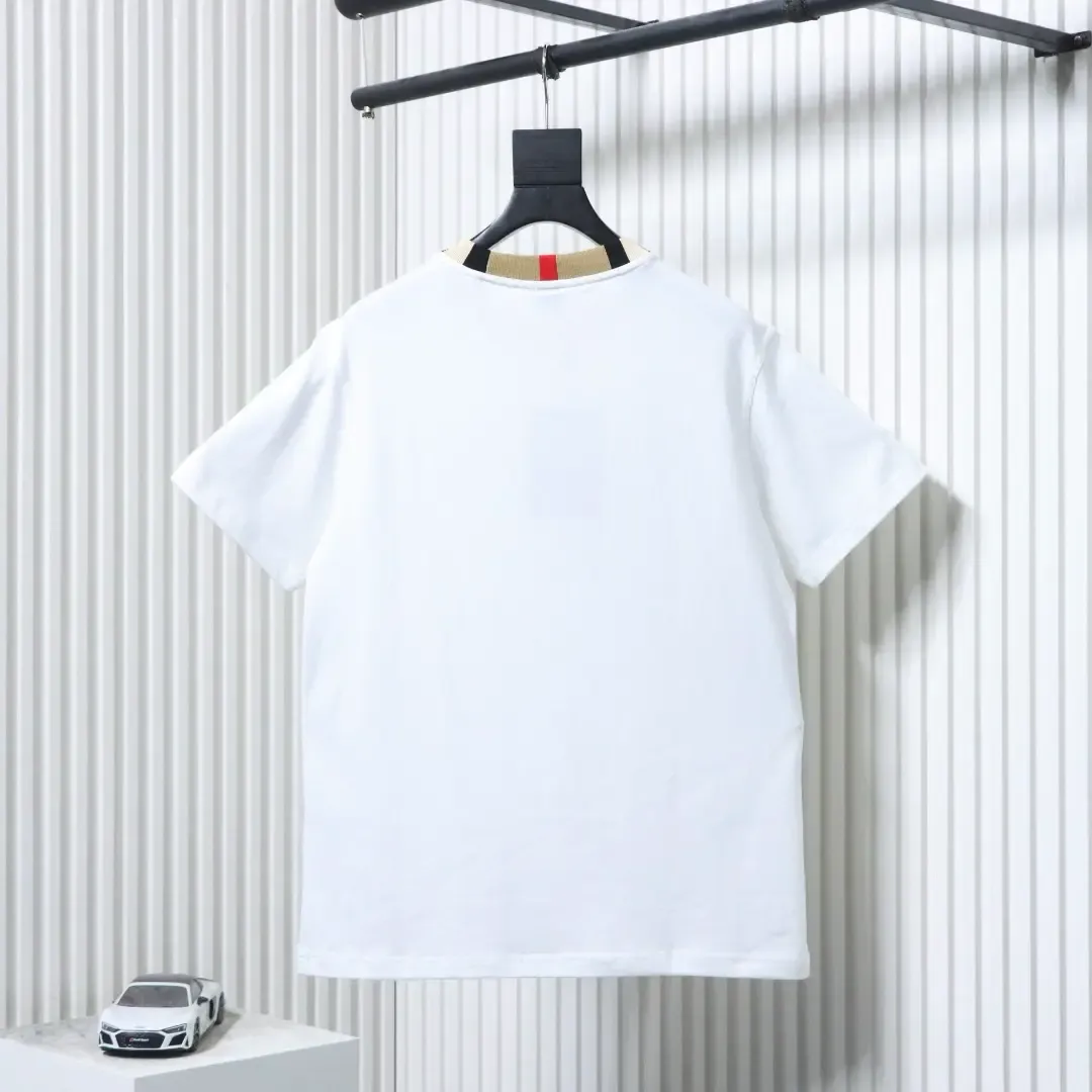 Bry T-Shirt With A Checked Collar And Embroidered Logo - Image 12