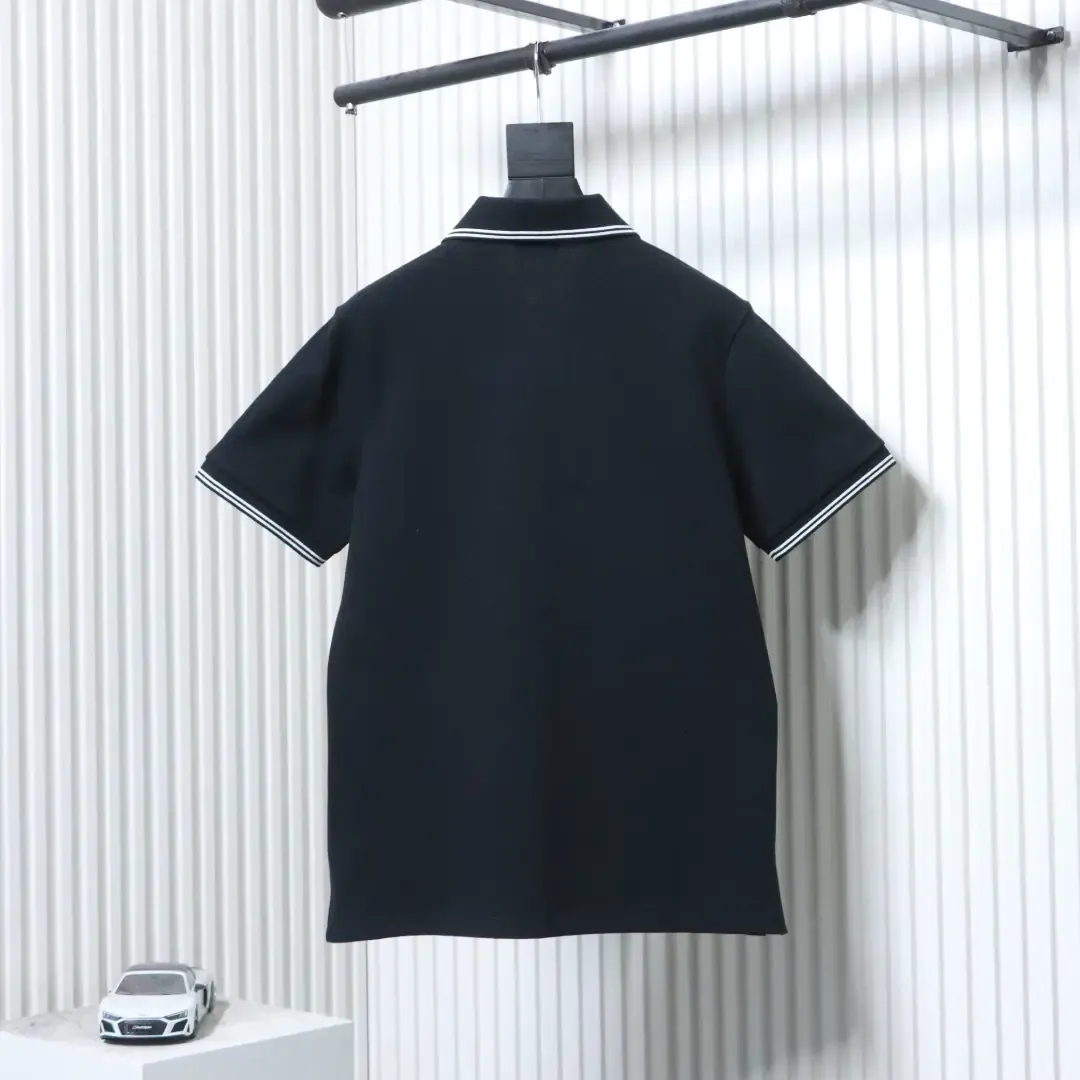 D10R Polo Shirt With Contrasting Trim And Embroidered Cd Letter XXL - Image 2