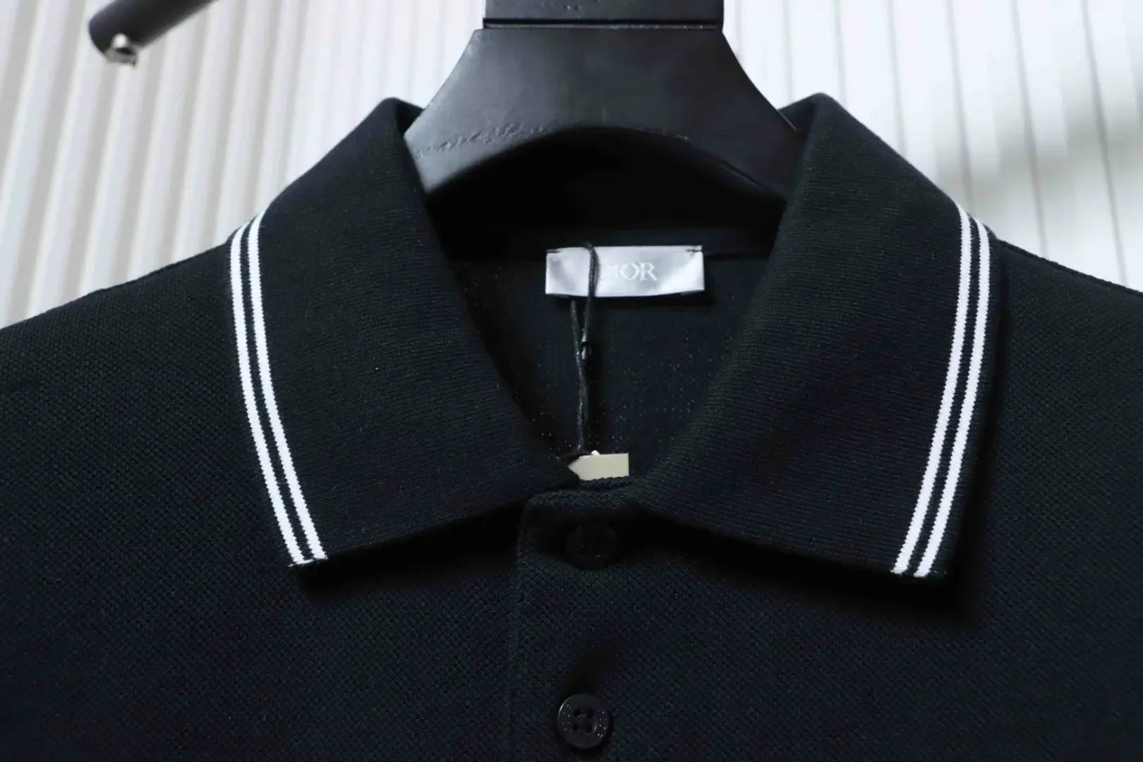 D10R Polo Shirt With Contrasting Trim And Embroidered Cd Letter XXL - Image 3