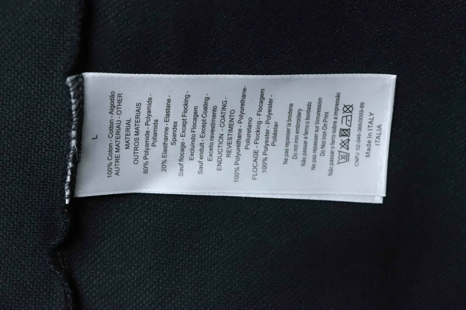 D10R Polo Shirt With Contrasting Trim And Embroidered Cd Letter XXL - Image 9