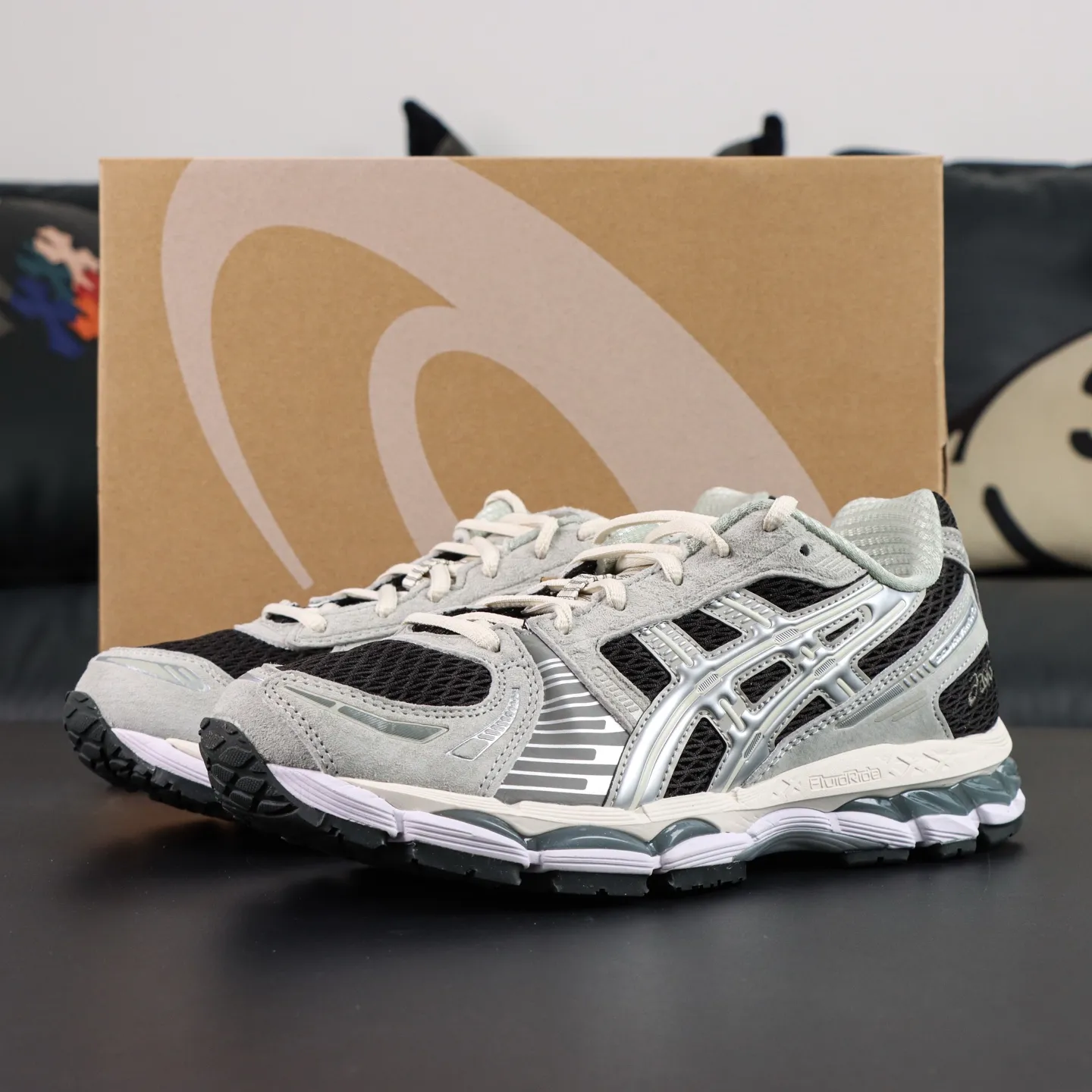 Kith x ASICS Gel Kayano 12.1 Peat Cream