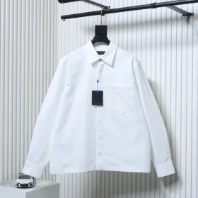 L0ew1e Monogrammed Shirt With Pocket