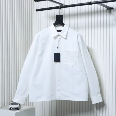 L0ew1e Monogrammed Shirt With Pocket - etkick reps