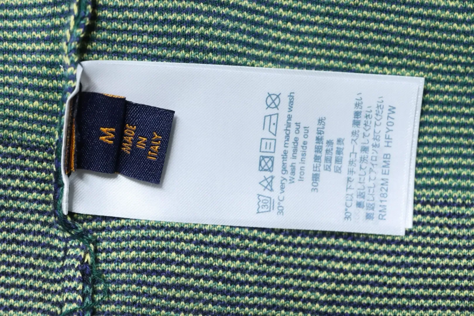 LU Short-Sleeve Jacquard Knit Top Color-Block - Image 8