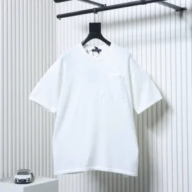 LU T-Shirt with Allover Monogram Logo and Chest Pocket