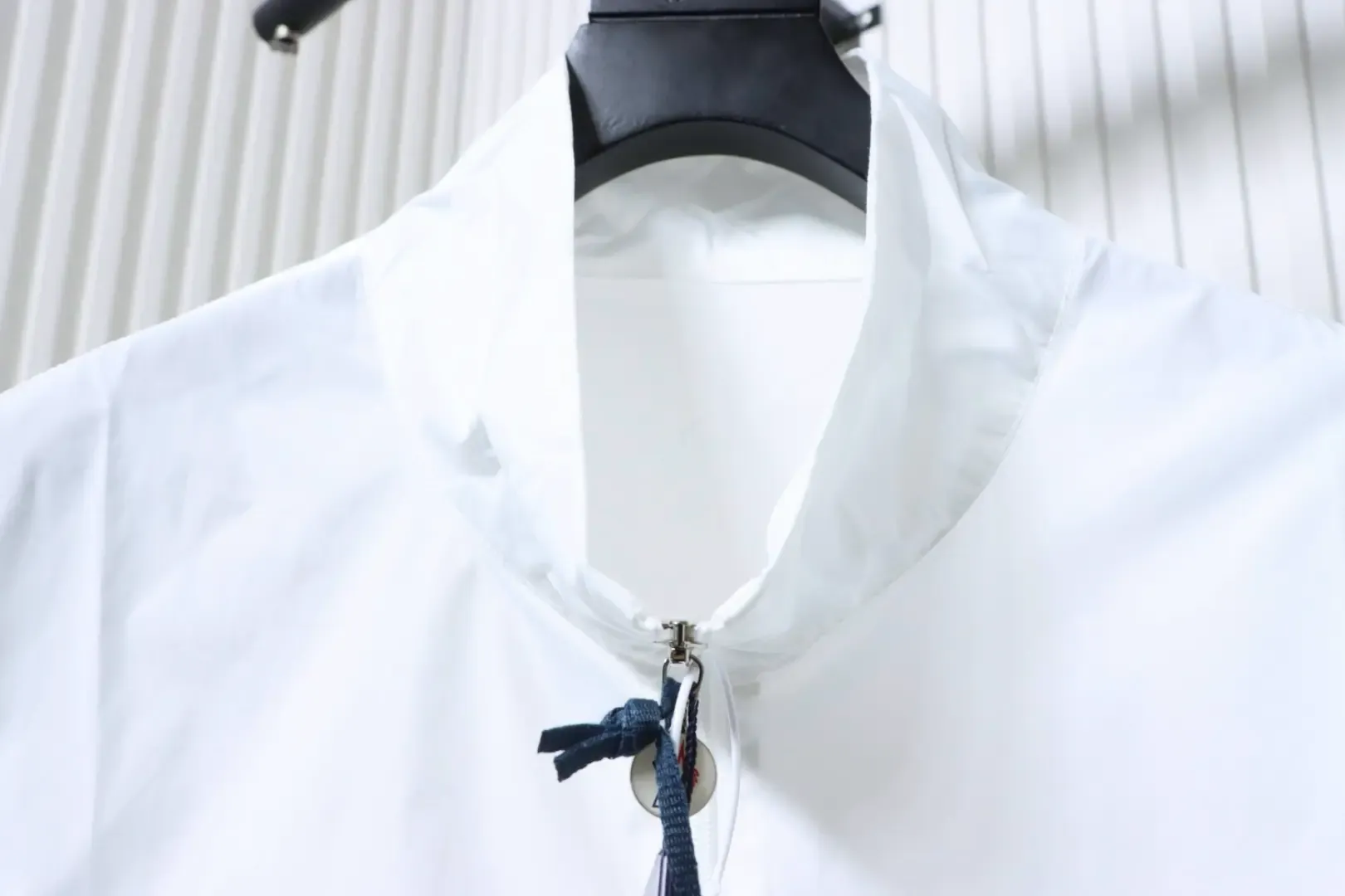 Moncler Nylon Jacket With Patch Sleeve Pockets And Zipper - etkick reps