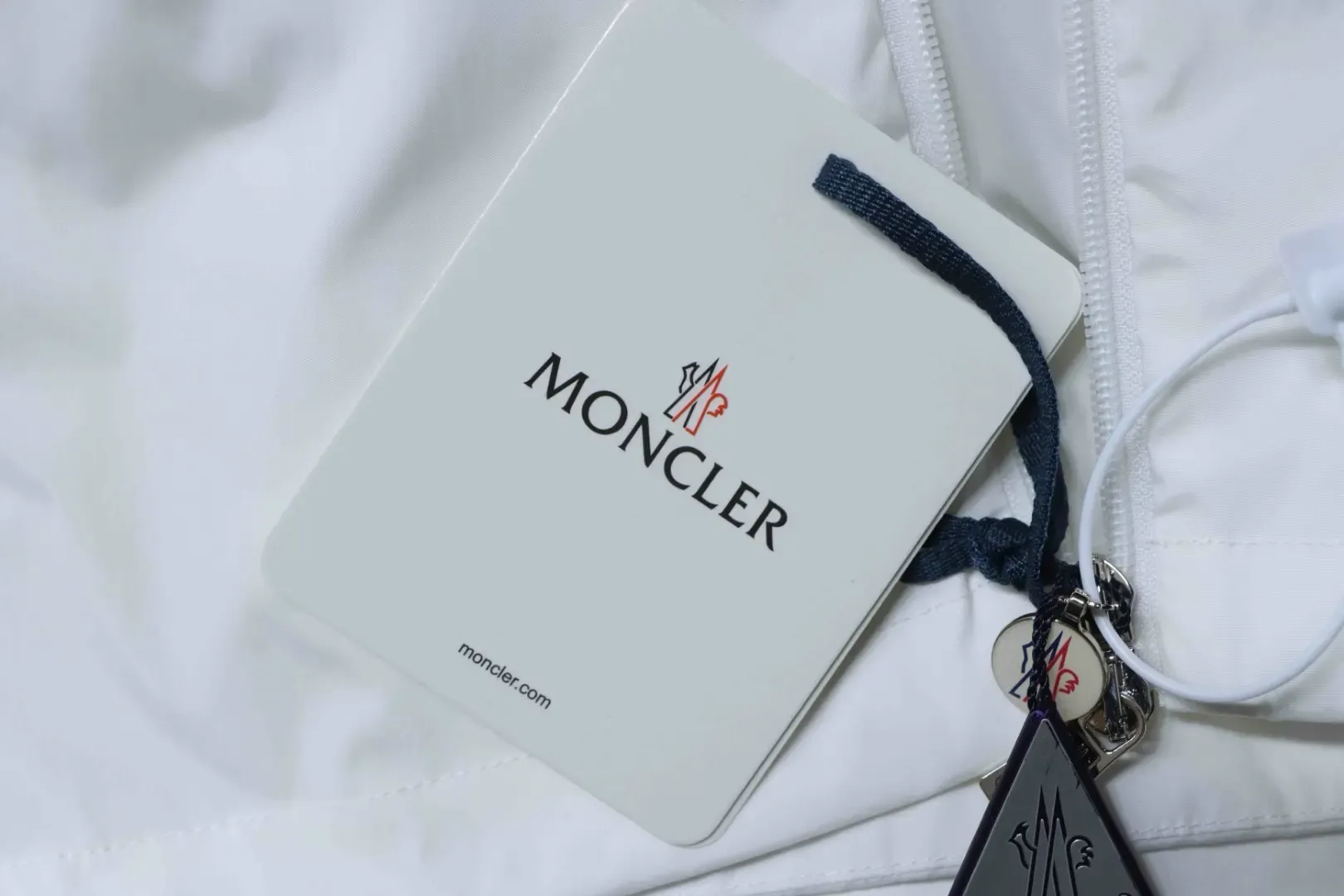 Moncler Nylon Jacket With Patch Sleeve Pockets And Zipper - etkick reps