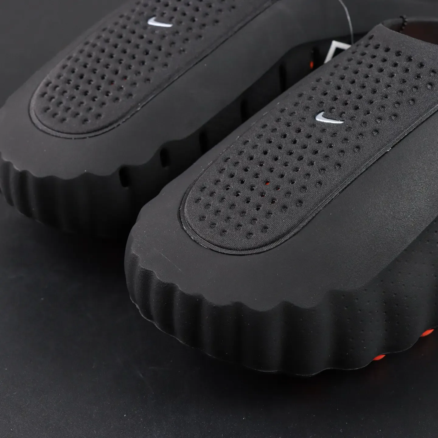 Nike Mind 001 High-Tech Foot Massage Slippers Black - etkick reps