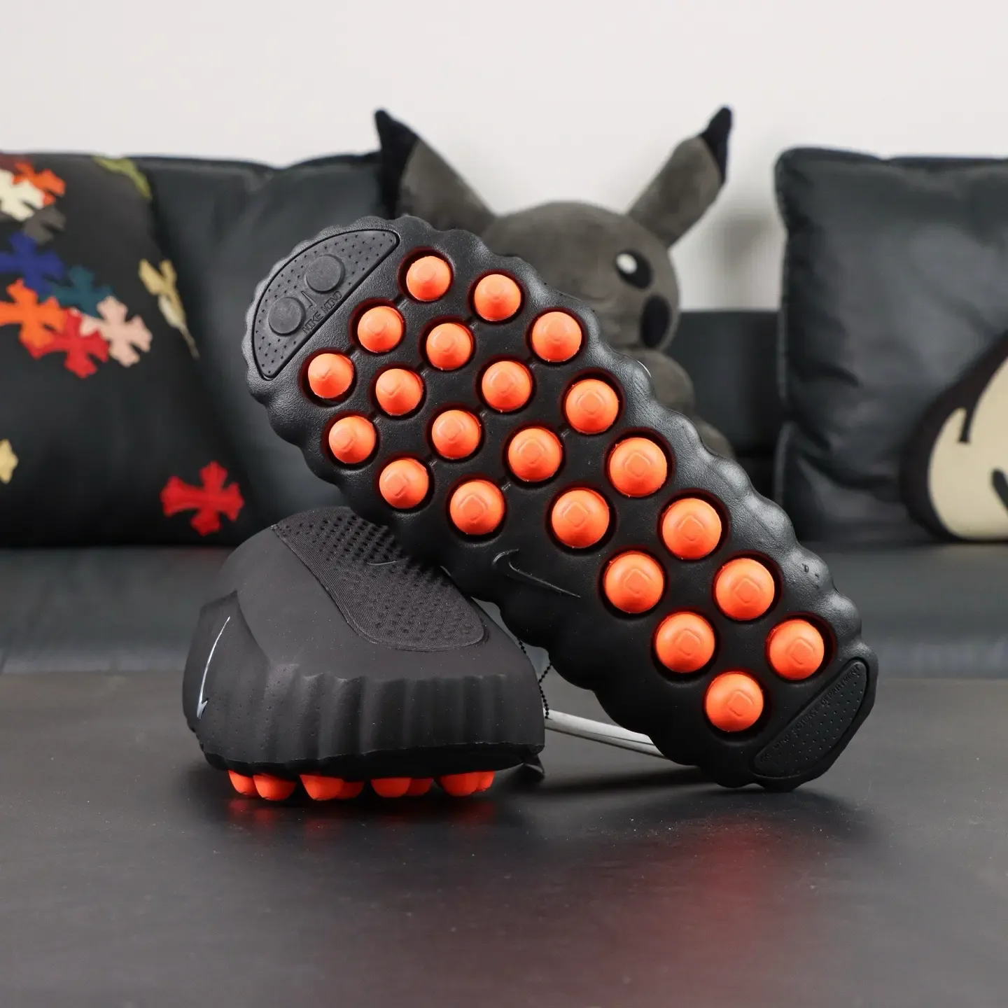 Nike Mind 001 High-Tech Foot Massage Slippers Black - etkick reps