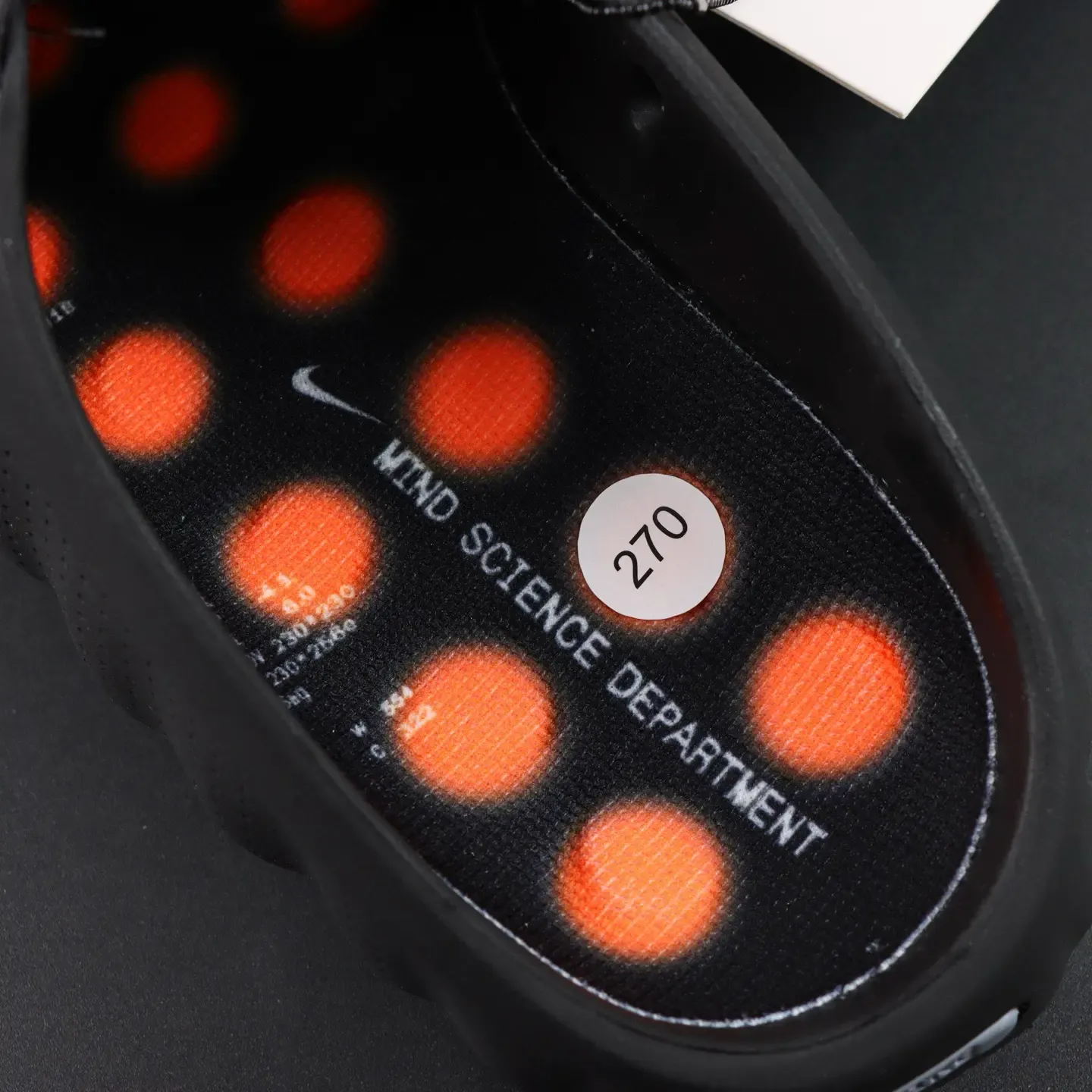 Nike Mind 001 High-Tech Foot Massage Slippers Black - etkick reps