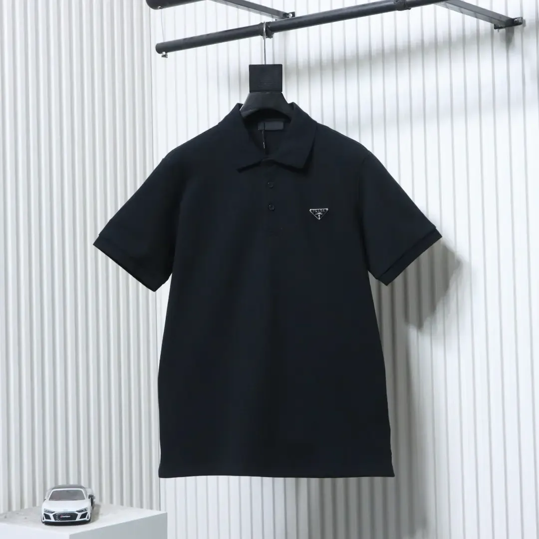 P10da Polo Shirt With A Triangular Logo On The Chest XXL - Image 11