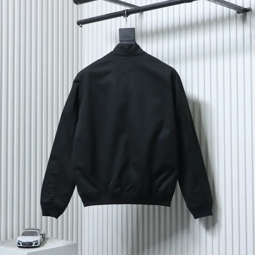 Ralph Lauren Spring Summer 2025 – Solid Color Jacket With Embroidered Logo And Zipper - etkick reps