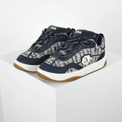 B9S Skater Tweed Navy Blue Numbered - etkick reps