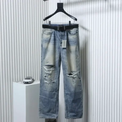 Balenciaga 25SS gewaschene Used-Jeans - etkick reps