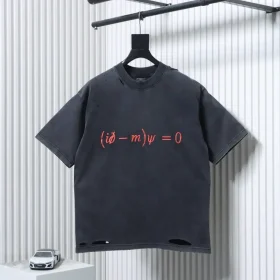 Balenciaga Valentine's Day Limited Edition Dirac Formula Cropped Short Sleeve T-Shirt