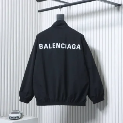 Balenciaga sports jacket with mirrored letter embroidery - etkick reps
