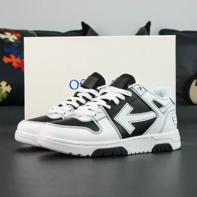 OFF-WHITE Out Of Office Leather White Grey Black Arrow Design - etkick reps