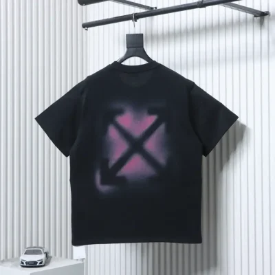 OFF-WHITE short-sleeved shirt with splash arrows - etkick reps