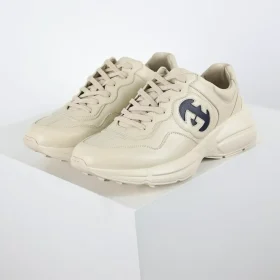 Rhyton Low-Top Sneakers Bat White