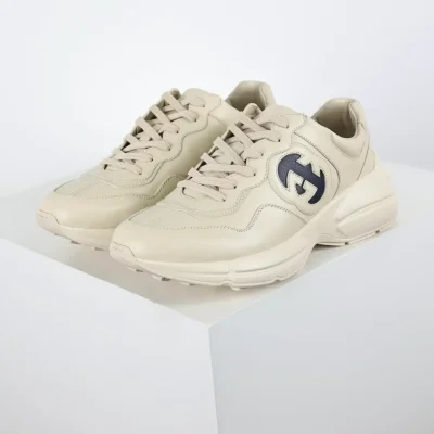 Rhyton Low-Top Sneakers Bat White - etkick reps