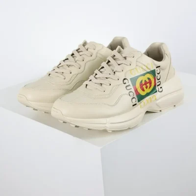 Rhyton Low-Top Sneakers Double G Print Reps - etkick reps