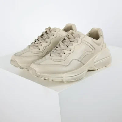 Rhyton Retro Sneakers Solid Color Dirty - etkick reps