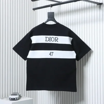 Short-sleeved shirt with 47 letter stripes - etkick reps