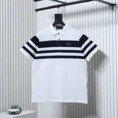 Striped short-sleeved polo shirt M-XXL - etkick reps